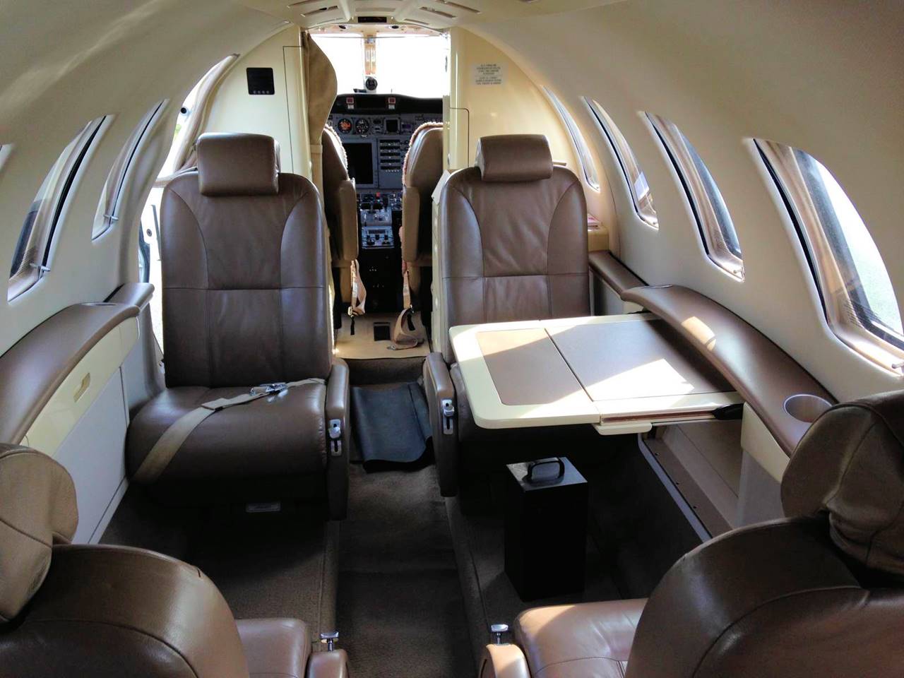 cabina del Cessna Citation CJ2